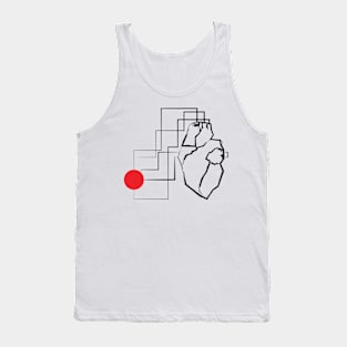 Heart in Japan Tank Top